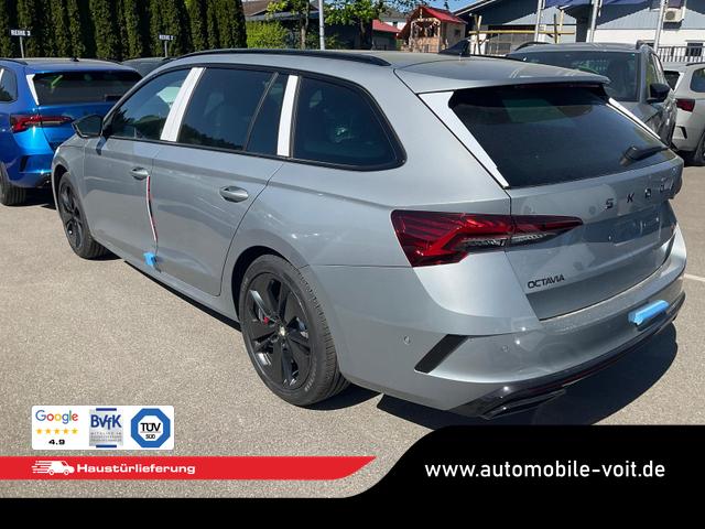 Skoda Octavia Combi 2.0 TSI 195 kW RS DSG, Pano, Standheizung, AHK, Navi, Matrix, Canton, Side, Winter, 5 J.-Garantie 