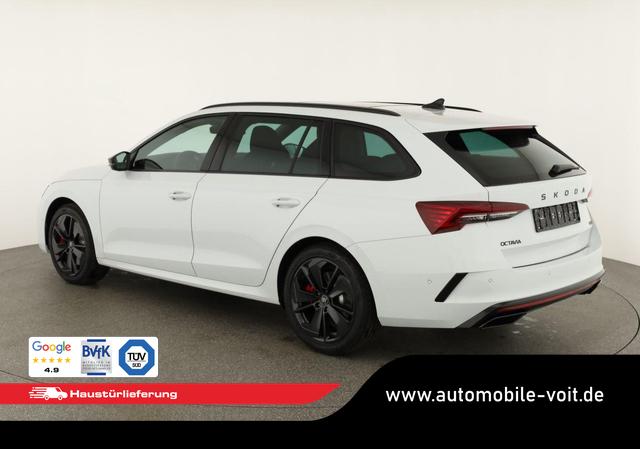 Skoda Octavia Combi 2.0 TSI 195 kW RS DSG, Pano, Standheizung, AHK, Navi, Matrix, Canton, Side, Winter, 5 J.-Garantie 