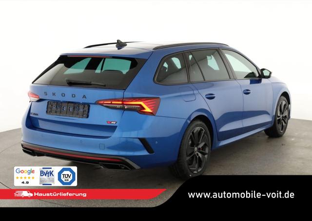 Skoda Octavia Combi 2.0 TSI 195 kW RS DSG, Pano, Standheizung, AHK, Navi, Matrix, Canton, Side, Winter, 5 J.-Garantie 
