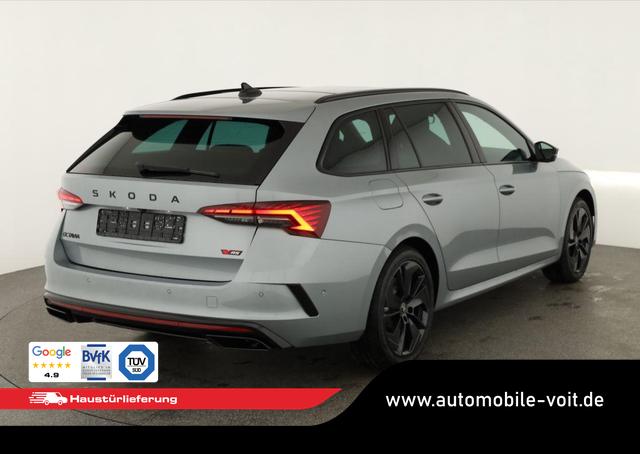 Skoda Octavia Combi 2.0 TSI 195 kW RS DSG, Pano, Standheizung, AHK, Navi, Matrix, Canton, Side, Winter, 5 J.-Garantie 