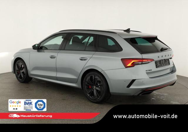 Skoda Octavia Combi 2.0 TSI 195 kW RS DSG, Pano, Standheizung, AHK, Navi, Matrix, Canton, Side, Winter, 5 J.-Garantie 