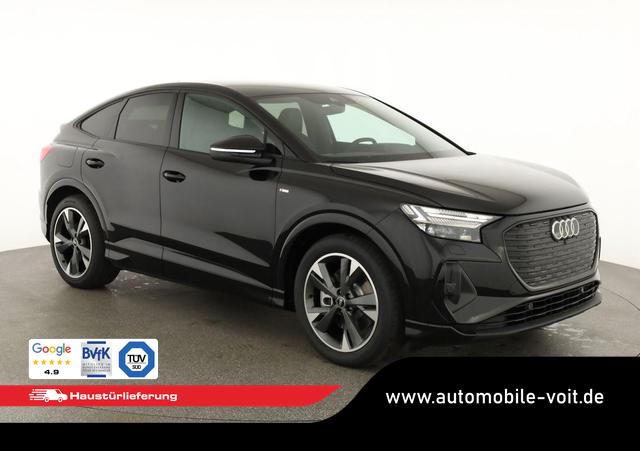 Audi Q4 Sportback e-tron - 45 S-LINE quattro, AHK, Navi, Matrix, Komfort, Side, Kamera, el. Klappe, Winter, 20-Zoll