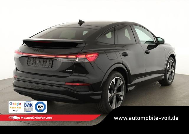 Audi Q4 Sportback e-tron 45 S-LINE quattro, AHK, Navi, Matrix, Komfort, Side, Kamera, el. Klappe, Winter, 20-Zoll 