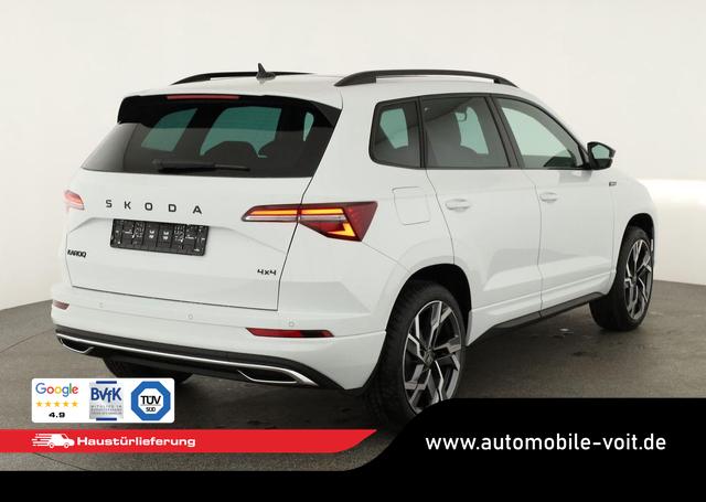Skoda Karoq Sportline 4x4 2.0 TSI DSG Sportline, Pano, AHK, Navi, Matrix, Side, Winter, 5 J.-Garantie 