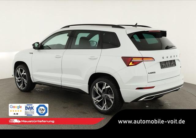 Skoda Karoq Sportline 4x4 2.0 TSI DSG Sportline, Pano, AHK, Navi, Matrix, Side, Winter, 5 J.-Garantie 