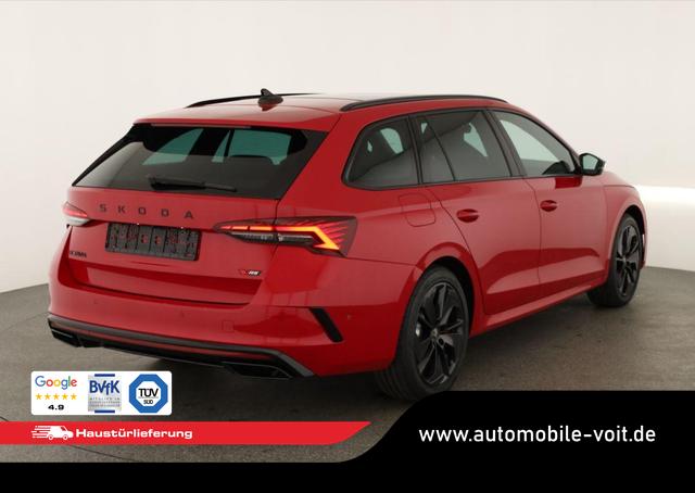 Skoda Octavia Combi 2.0 TSI 195 kW RS DSG, Pano, Standheizung, AHK, Navi, Matrix, Canton, Side, Winter, 5 J.-Garantie 