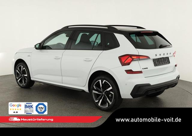 Skoda Kamiq Monte Carlo 1.5 TSI Carlo, Pano, AHK, Matrix, Navi, el. Klappe, 18-Zoll, 5 J.-Garantie 