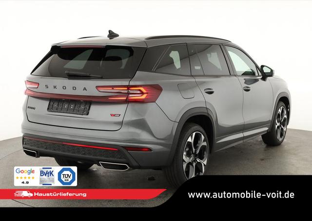 Skoda Kodiaq 2.0 TSI 195 kW 4x4 RS DSG RS, AHK, Navi, Matrix, Canton, Side, FS-beheizbar, el. Klappe, Kamera, 20-Zoll, 5 J.-Garantie 