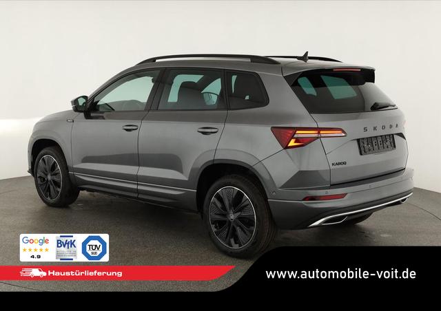 Skoda Karoq Sportline 1.5 TSI DSG Sportline, Pano, AHK, Navi, CANTON, Matrix, AreaView, Side, el. Klappe, FS-beheizbar, 5 J.-Garantie 