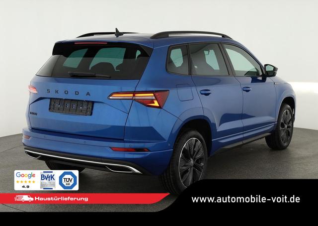 Skoda Karoq Sportline 1.5 TSI DSG Sportline, Pano, AHK, Navi, CANTON, Matrix, AreaView, Side, el. Klappe, FS-beheizbar, 5 J.-Garantie 