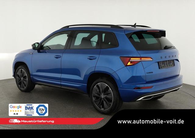 Skoda Karoq Sportline 1.5 TSI DSG Sportline, Pano, AHK, Navi, CANTON, Matrix, AreaView, Side, el. Klappe, FS-beheizbar, 5 J.-Garantie 