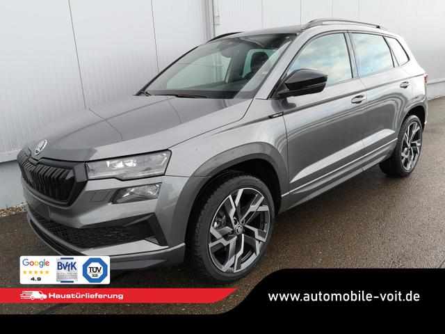 Skoda Karoq - Sportline 2.0TDI DSG 4x4 AHK Matrix Pano Sound Leder 19 Zoll