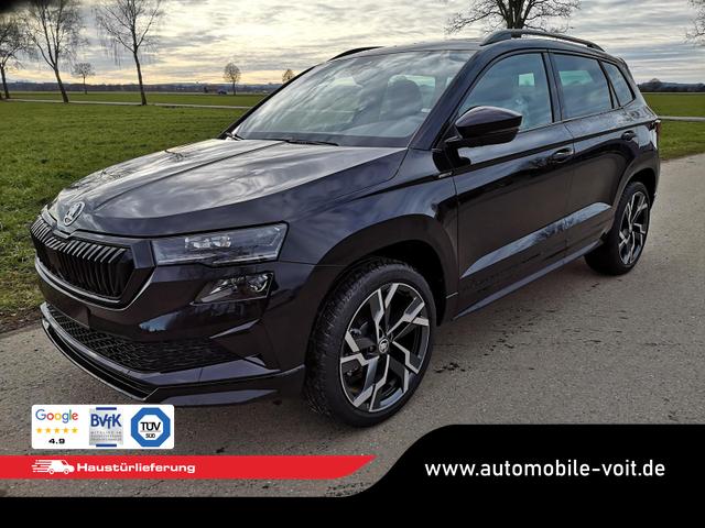 Skoda Karoq - Sportline 2.0TDI DSG 4x4 AHK Matrix Leder 19 Zoll