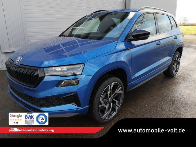 Skoda Karoq - Sportline 2.0TDI DSG 4x4 AHK Matrix Leder 19 Zoll