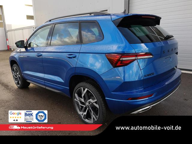 Skoda Karoq Sportline 2.0TDI DSG 4x4 AHK Matrix Pano Sound Leder 19 Zoll 