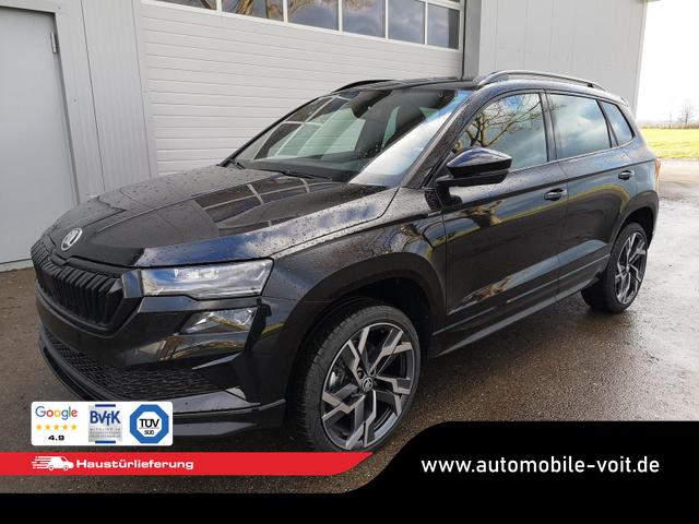 Skoda Karoq - Sportline 2.0TDI DSG 4x4 AHK Matrix Leder 19 Zoll