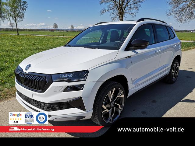 Skoda Karoq - Sportline 2.0TDI DSG 4x4 AHK Matrix Pano Sound Leder 19 Zoll