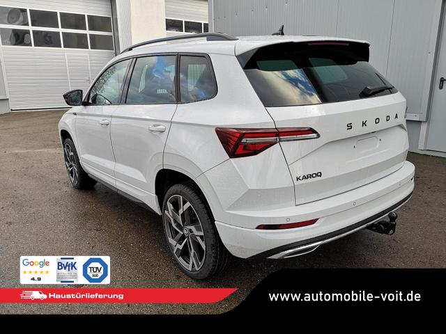 Skoda Karoq Sportline 2.0TDI DSG 4x4 AHK Matrix Leder 19 Zoll 
