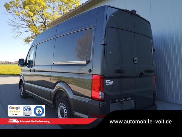 Volkswagen Crafter Kastenwagen Kasten 35 mittellang Hochdach FWD 2.0 TDI L3H3 LED 2 Schiebet&uuml;ren AHK Kamera 270 Grad App PDC GRA 