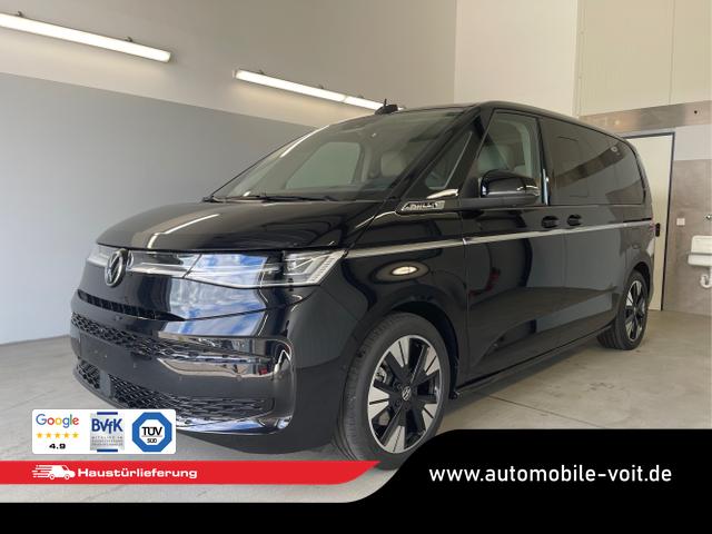 Volkswagen / T7 Multivan / Schwarz / / / 245PS DSG 4Motion Leder+AHK+7 Sitze