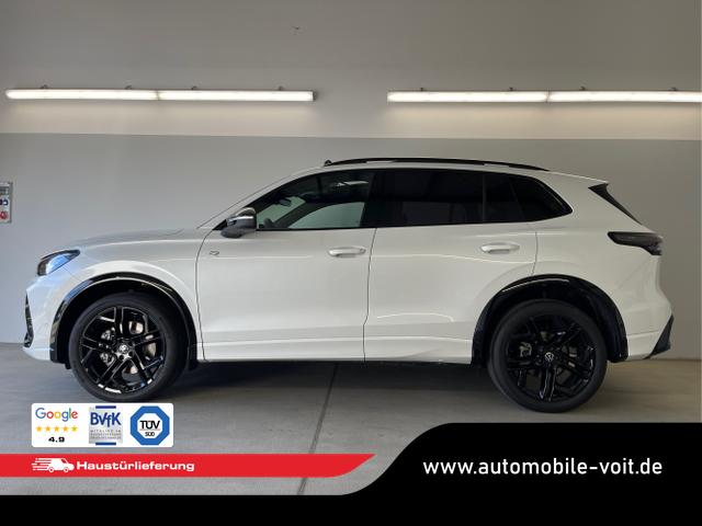 Volkswagen / Tiguan / Weiß / / / 193PS TDI 4M Black+AHK+Stdhz+360°+Leder+IQ.Light+Drive+HUD+Harman+Pano