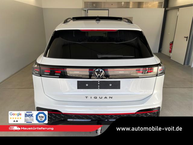 Volkswagen / Tiguan / Weiß / / / 193PS TDI 4M Black+AHK+Stdhz+360°+Leder+IQ.Light+Drive+HUD+Harman+Pano