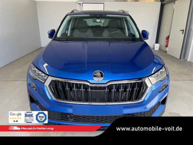 Skoda / Karoq / Blau / / / 150PS TDI DSG 4x4 AHK+Navi+ACC+Kamera+Sitzheiz+eHeck+GV5