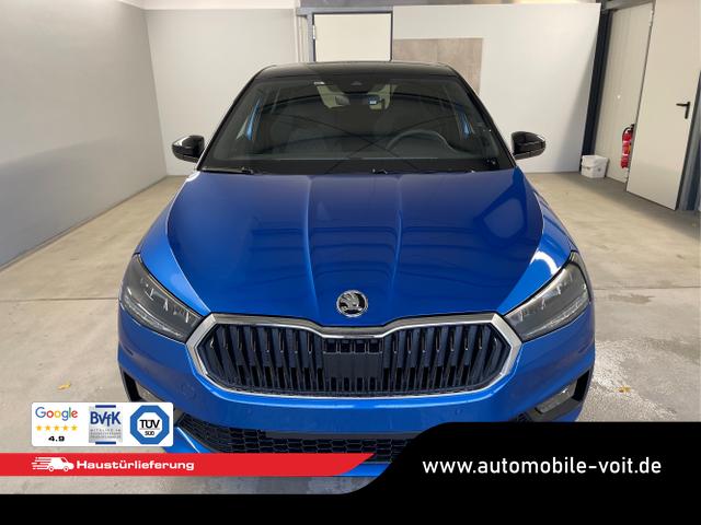 Skoda / Fabia / Blau / / / Selection 115PS DSG AHK+Dynamic+Kamera+Kessy+Alu16+Sitzheiz+Climatron+PDCvohi 