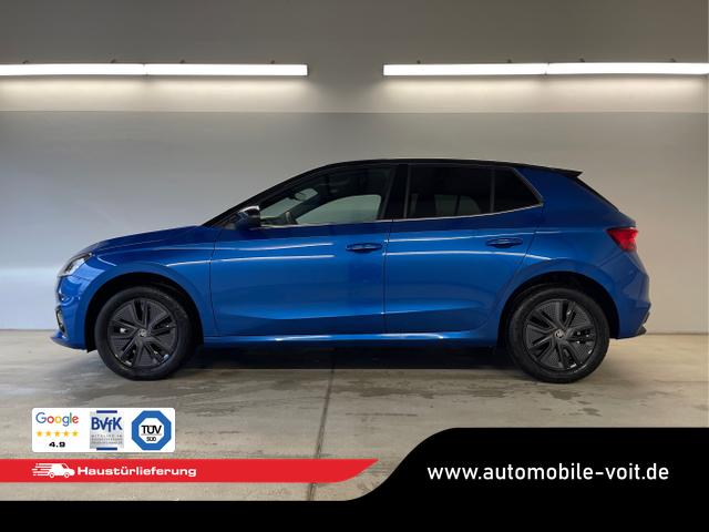 Skoda / Fabia / Blau / / / Selection 115PS DSG AHK+Dynamic+Kamera+Kessy+Alu16+Sitzheiz+Climatron+PDCvohi 