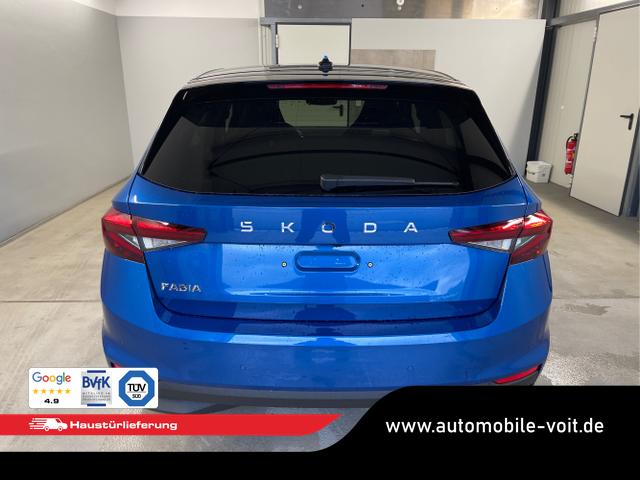 Skoda / Fabia / Blau / / / Selection 115PS DSG AHK+Dynamic+Kamera+Kessy+Alu16+Sitzheiz+Climatron+PDCvohi 