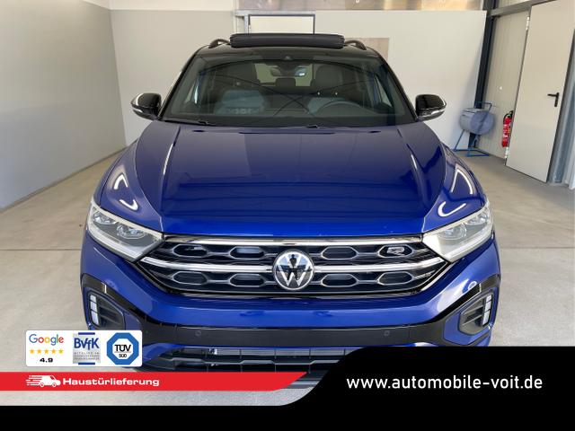 Volkswagen / T-Roc / Blau / / / 190PS 4M DSG Pano+AHK+Black+IQ.Light+IQ.Drive+eHeck+Kamera+Alu19