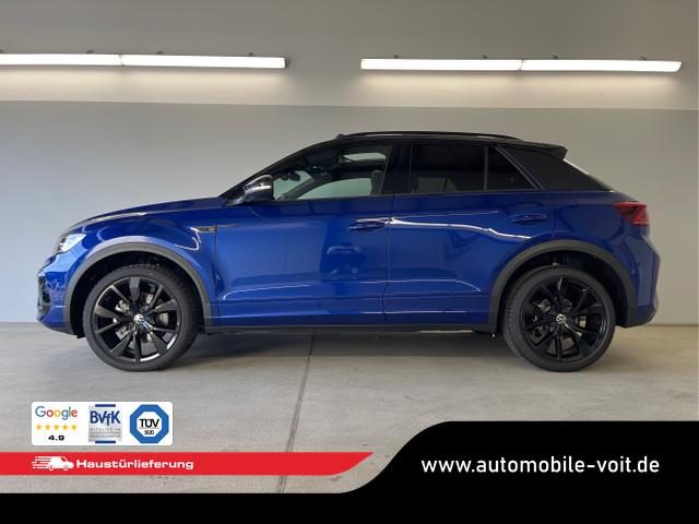 Volkswagen / T-Roc / Blau / / / 190PS 4M DSG Pano+AHK+Black+IQ.Light+IQ.Drive+eHeck+Kamera+Alu19