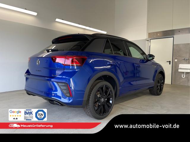 Volkswagen / T-Roc / Blau / / / 190PS 4M DSG Pano+AHK+Black+IQ.Light+IQ.Drive+eHeck+Kamera+Alu19