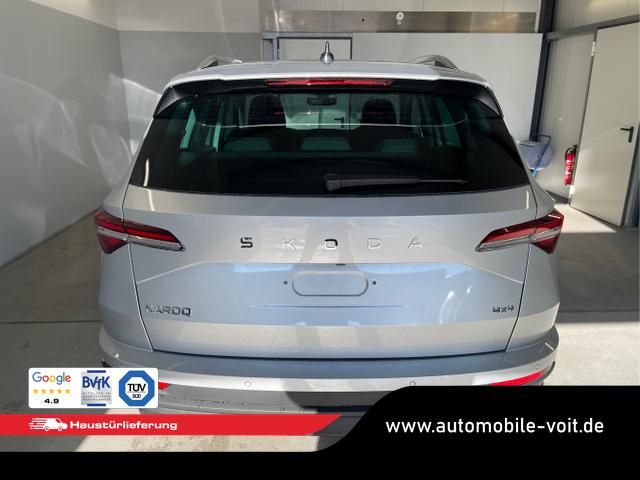 Skoda / Karoq / Silber / / / 150PS TDI DSG 4x4 AHK+Navi+ACC+Kamera+Sitzheiz+eHeck+GV5