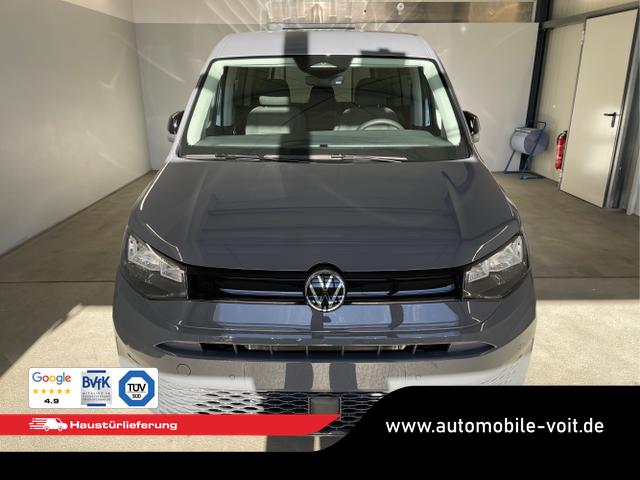 Volkswagen / Caddy / Grau / / / 115PS DSG AHK+Kamera+ACC+Parklenk+SHZ+Side Assist+App-Connect