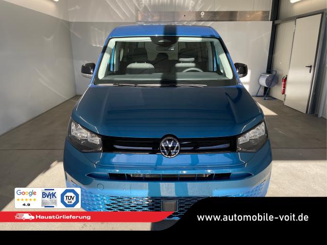 Volkswagen / Caddy / Blau / / / 115PS DSG AHK+Kamera+ACC+Parklenk+SHZ+Side Assist+App-Connect