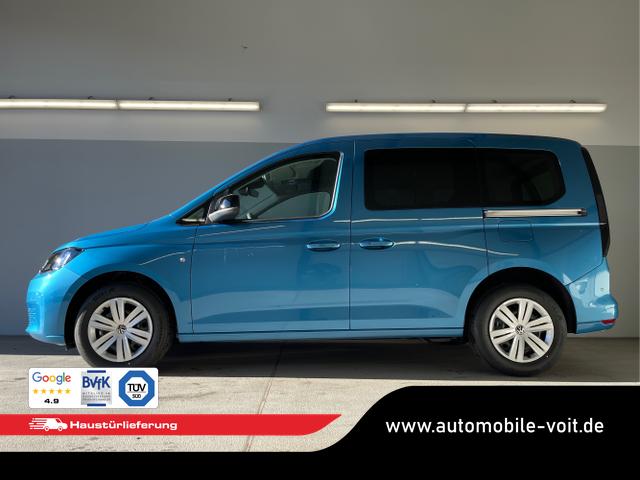 Volkswagen / Caddy / Blau / / / 115PS DSG AHK+Kamera+ACC+Parklenk+SHZ+Side Assist+App-Connect