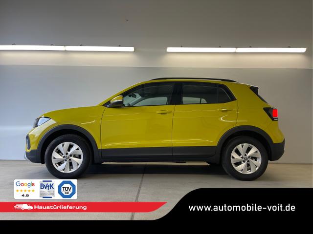 Volkswagen / T-Cross / Gelb / / / 95PS PDC vo+hi+Sitzheizung+App+Side+Travel+Stau+ACC+Klima