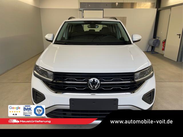 Volkswagen / T-Cross / Wei&szlig; / / / 95PS PDC vo+hi+Sitzheizung+App+Side+Travel+Stau+ACC+Klima