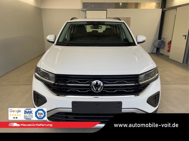 Volkswagen / T-Cross / Wei&szlig; / / / 95PS PDC vo+hi+Sitzheizung+App+Side+Travel+Stau+ACC+Klima 
