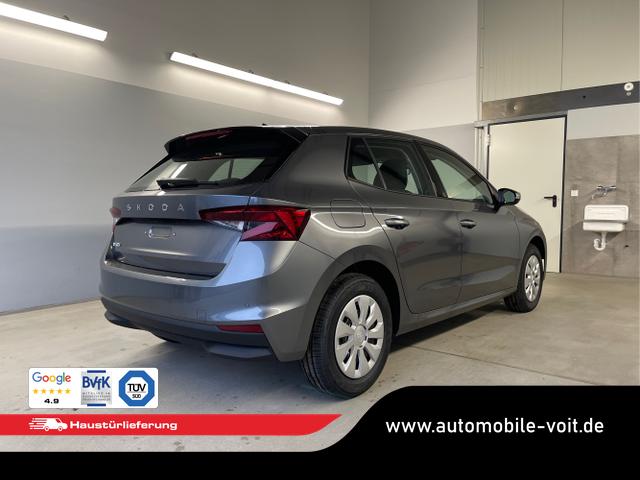 Skoda / Fabia / Grau / / / Drive 115PS GV5+Sitzheiz+AppConnect+LED+Armlehne+Touch+PDC+Nebel