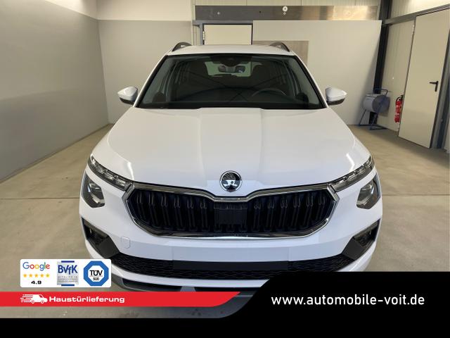 Skoda / KAMIQ / Wei&szlig; / / / 115PS DSG Matrix+AHK+Kamera+PDC vor+hi+Kessy+Sitzheizung+GVL
