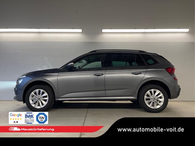 Skoda / KAMIQ / Grau / / / 115PS DSG Matrix+AHK+Kamera+PDC vor+hi+Kessy+Sitzheizung+GVL