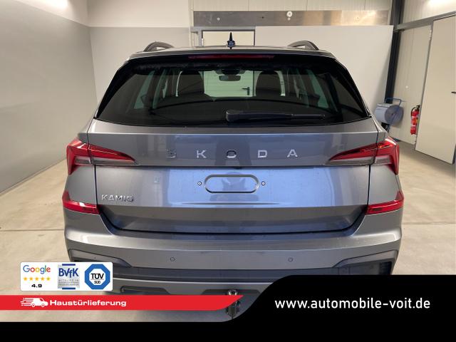 Skoda / KAMIQ / Grau / / / 115PS DSG Matrix+AHK+Kamera+PDC vor+hi+Kessy+Sitzheizung+GVL