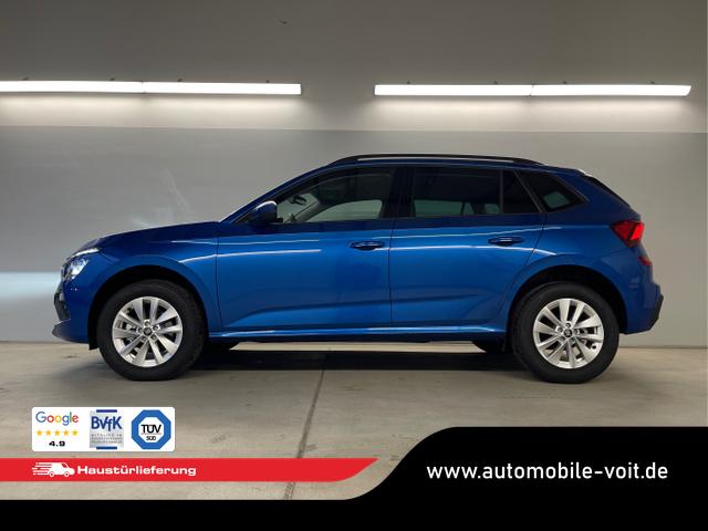 Skoda / KAMIQ / Blau / / / 115PS DSG Matrix+AHK+Kamera+PDC vor+hi+Kessy+Sitzheizung+GVL
