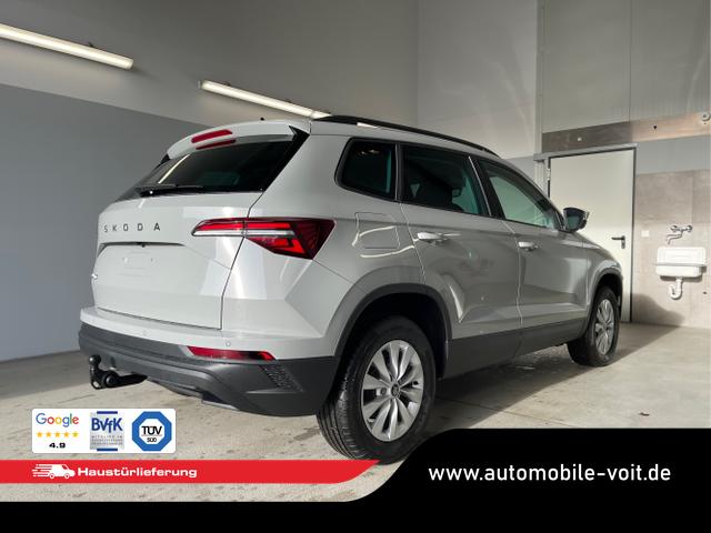 Skoda / Karoq / Grau / / / 150PS DSG AHK+Kamera+ACC+Kessy+Kamera+ParkPilot vo+hi+App