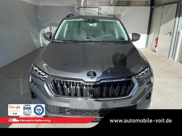 Skoda / Karoq / Grau / / / 150PS DSG AHK+Kamera+ACC+Kessy+Kamera+ParkPilot vo+hi+App