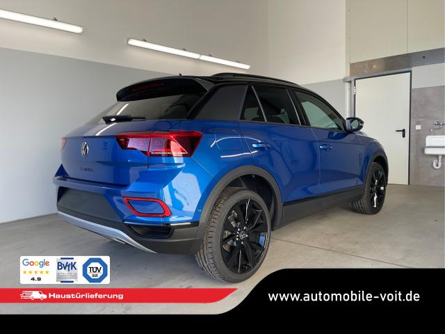 Volkswagen / T-Roc / Blau / / / TDI DSG Pano+Black Style+AHK+Navi+ergoActive+IQ.Drive+Kamera+Keyless