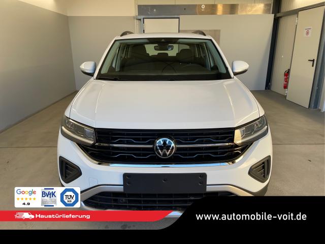 Volkswagen / T-Cross / Wei&szlig; / / / 95PS PDC vo+hi+Shz+App+Side+Travel