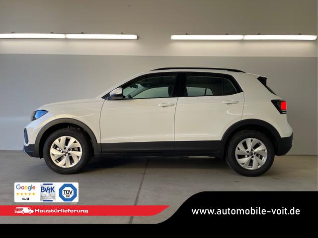 Volkswagen / T-Cross / Wei&szlig; / / / 95PS PDC vo+hi+Shz+App+Side+Travel